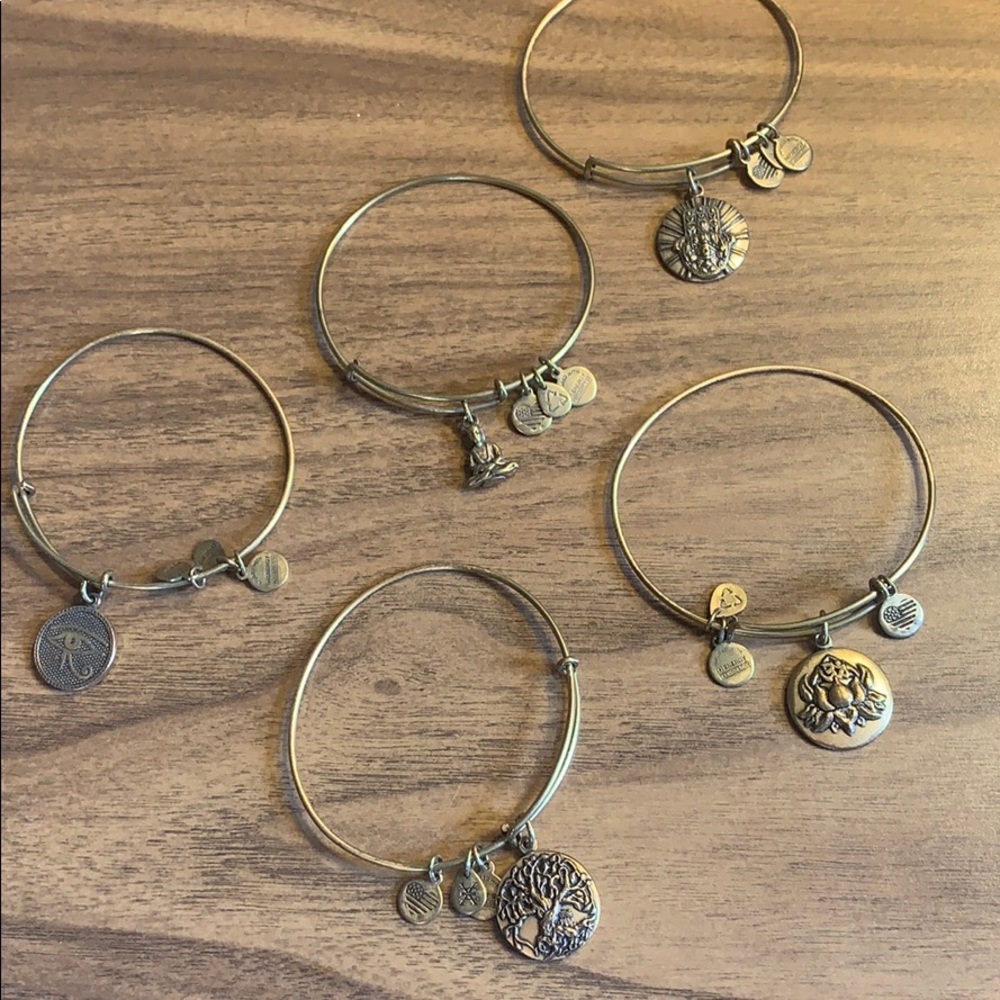 Alex and Ani bracelet set (5)